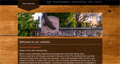 Desktop Screenshot of clowcreekfarm.com